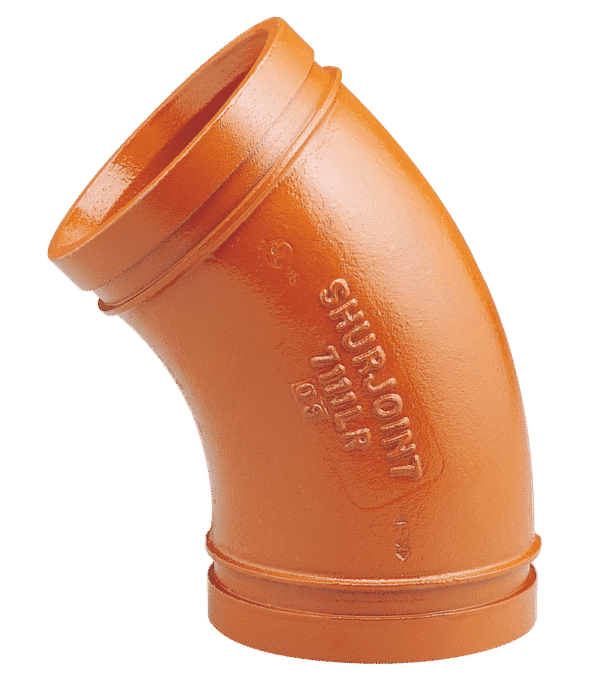 7111LR 1.5D 45° elbow