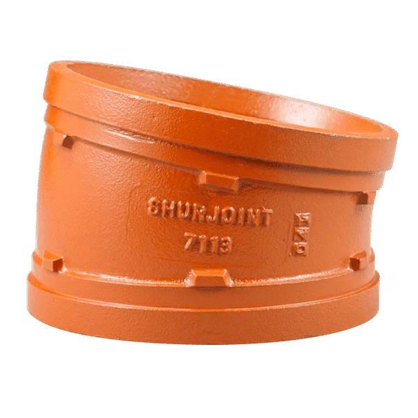 7113 Grooved  11 1/4° elbow